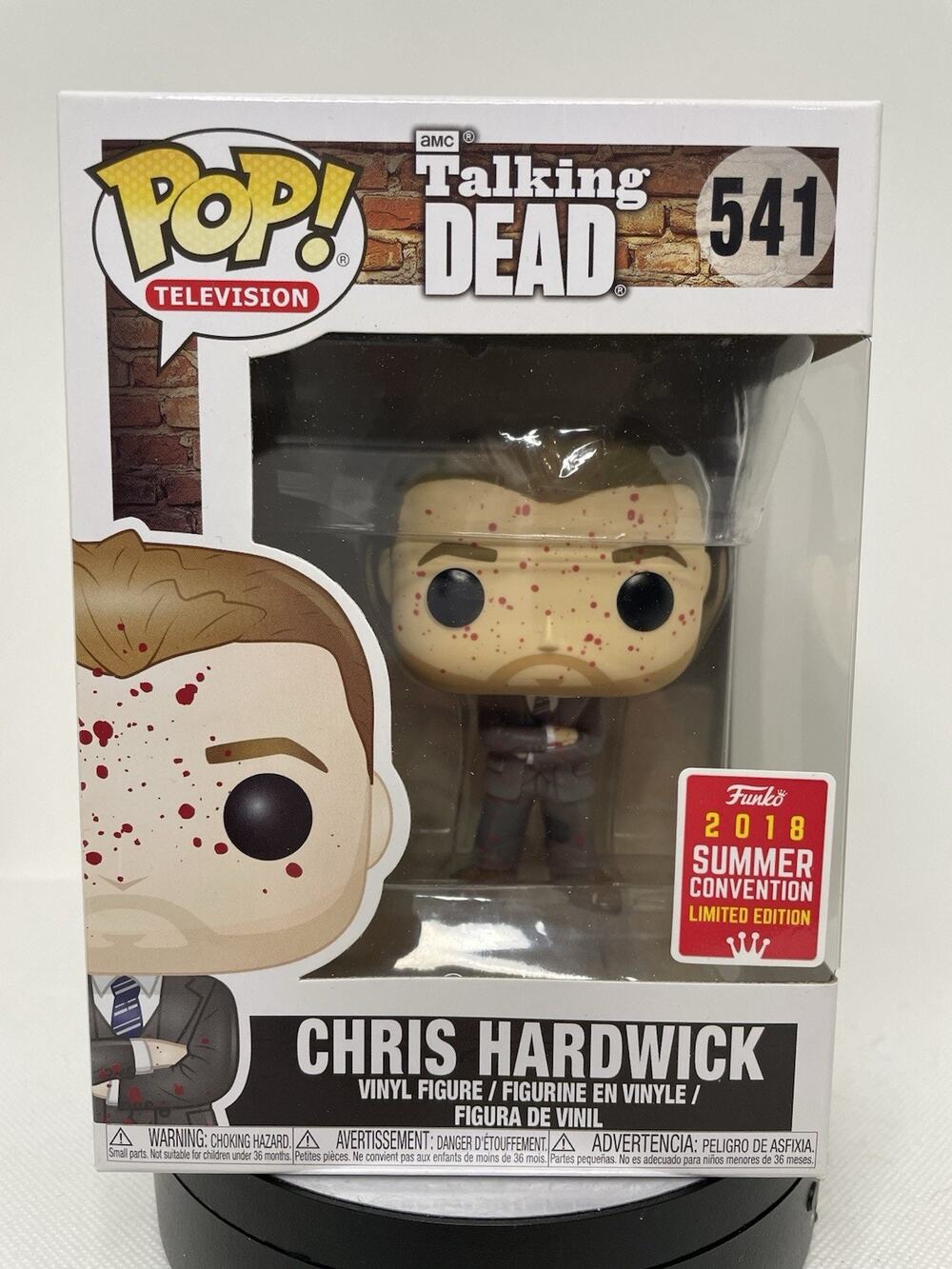 Funko Pop! Vinyl Talking Dead Chris Hardwick #541 2018 Summer Convention Ltd Ed